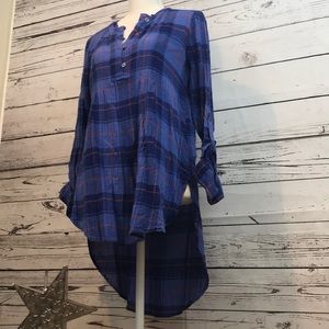 Anthropologie Holding Horses High-Low Blouse